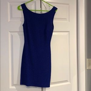 sparkly blue dress